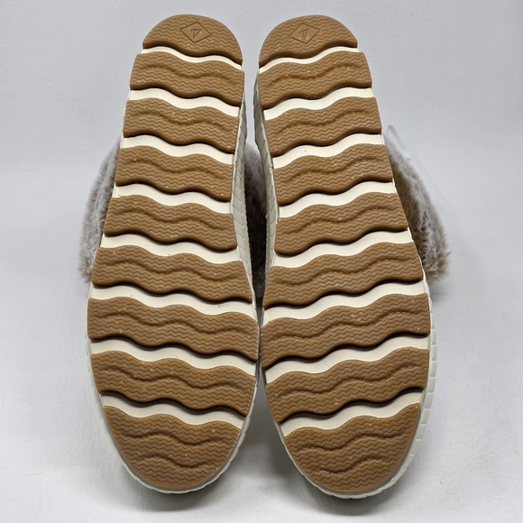 Sperry Women's Torrent Winter Lace Up Snow Boots Ivory STS86831  Size 9 New - Picture 6 of 10